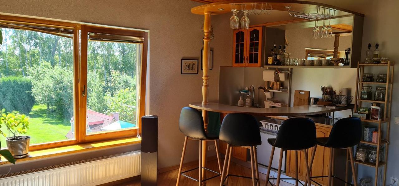 Spacious House With Indoor Pool & Sauna. Ādaži Buitenkant foto